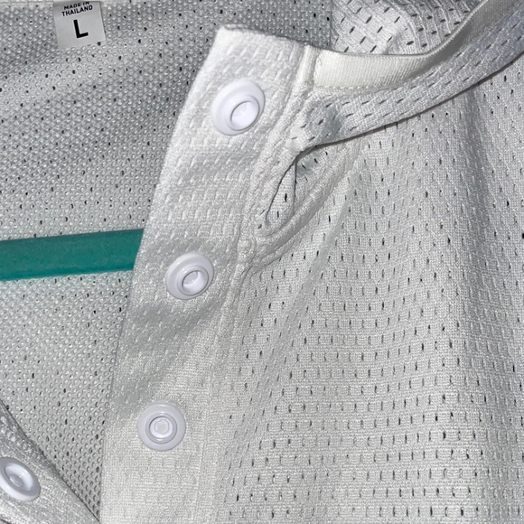 Adidas Kansas Jayhawks White and Blue Long sleeve Hoodie NWT UNISEX - Picture 7 of 8